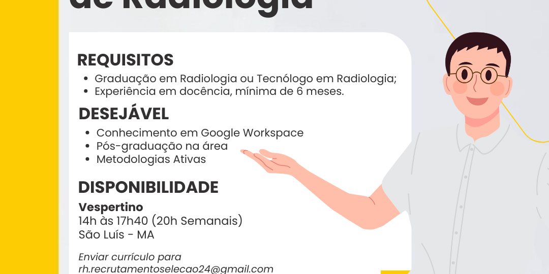 POST EMPREGO PROFESSOR (A) RADIOLOGIA