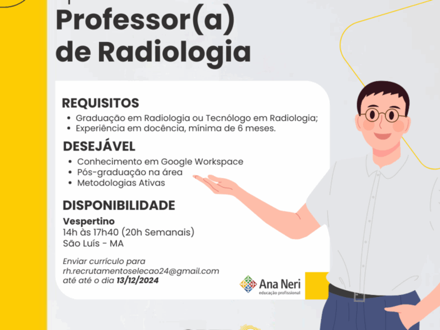 POST EMPREGO PROFESSOR (A) RADIOLOGIA