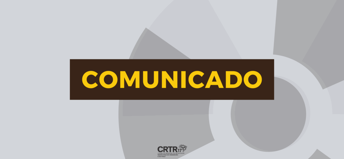 COMUNICADO FERIADO CRTR17 (Apresentação)