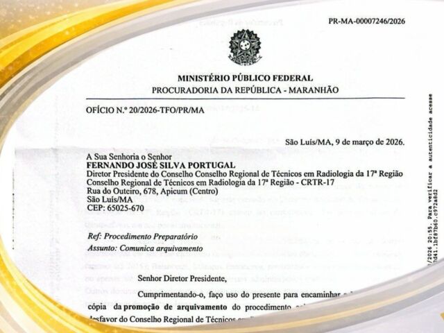 MPF arquiva procedimento e reconhece regularidade do Portal da Transparência do CRTR-17ªO Minist